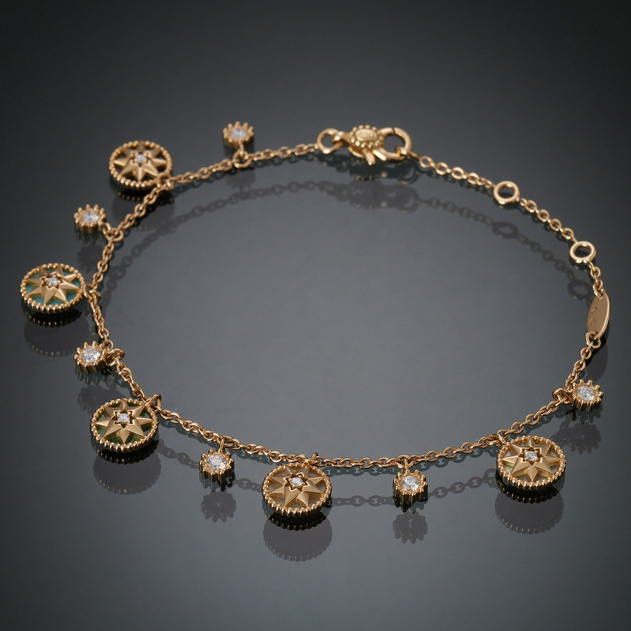 CHRISTIAN DIOR(USED)디올 로즈 드 방 브레이슬릿